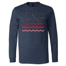 Load image into Gallery viewer, Ruby Waves Unisex Longsleeve Tee
