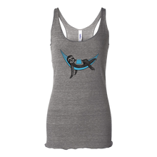 Load image into Gallery viewer, Sloth Women&#39;s Tri-Blend Racerback Tank
