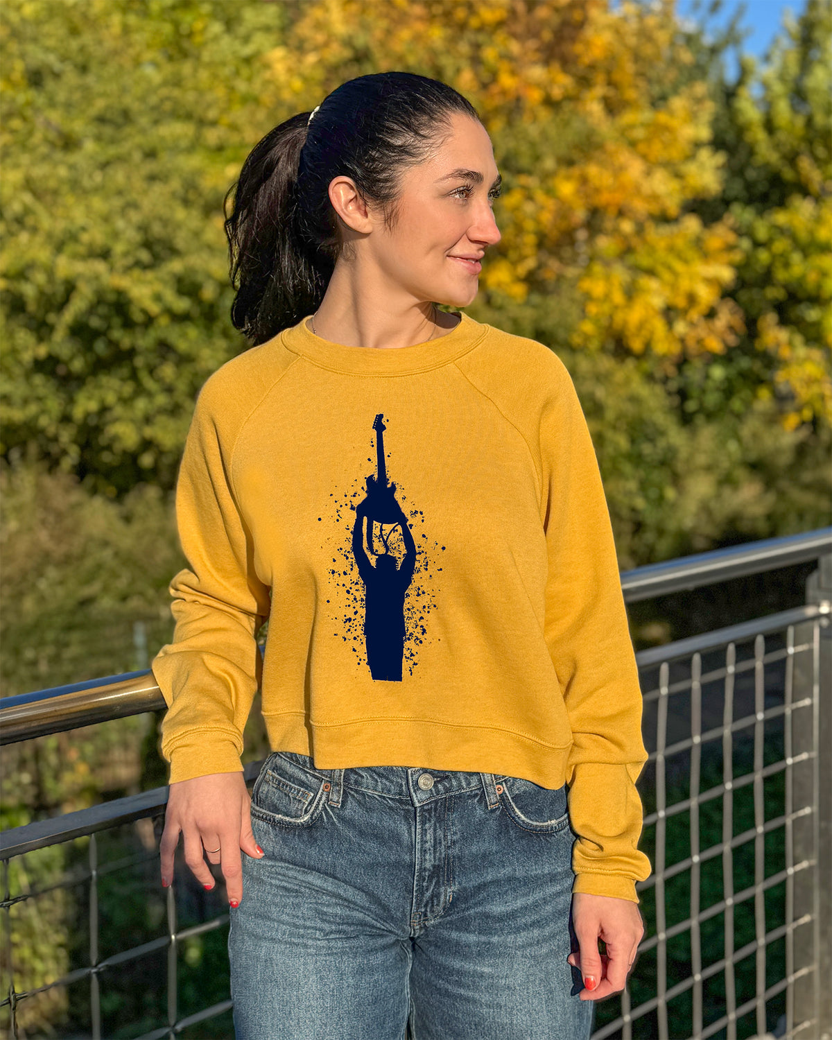 First Tube Women's Crop Sweatshirt