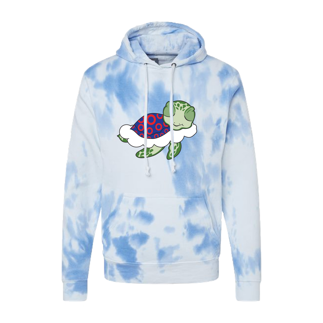 Turtle in the Clouds Tie Dye Hoodie