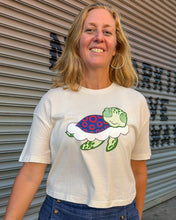 Load image into Gallery viewer, Turtle in the Clouds Women's Crop Tee
