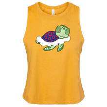 Load image into Gallery viewer, Turtle in the Clouds Racerback Crop Tank
