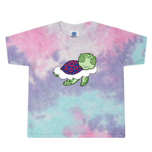 Turtle in The Clouds Tie Dye Toddler Tee