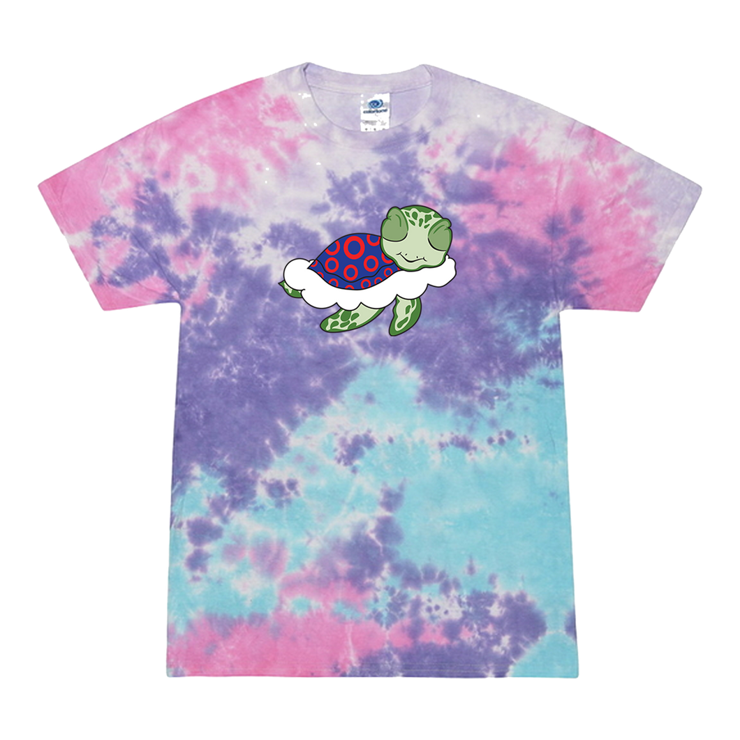 Turtle in The Clouds Tie Dye Youth Tee