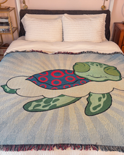 Load image into Gallery viewer, Turtle in the Clouds Blanket
