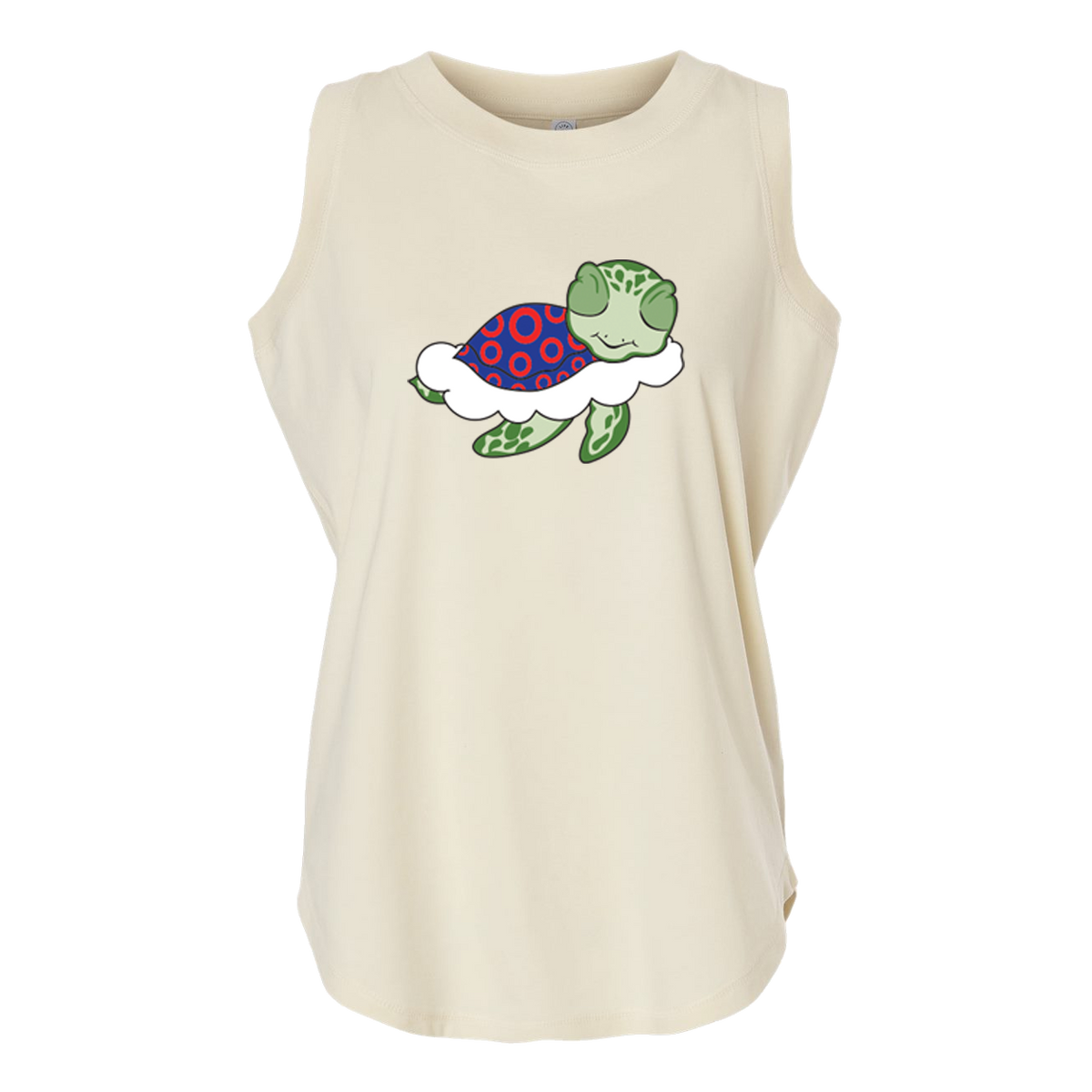 Turtle Clouds Relaxed Women's Tank