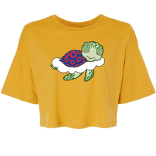 Load image into Gallery viewer, Turtle in the Clouds Women&#39;s Crop Tee
