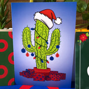 Holiday Cactus Greeting Card