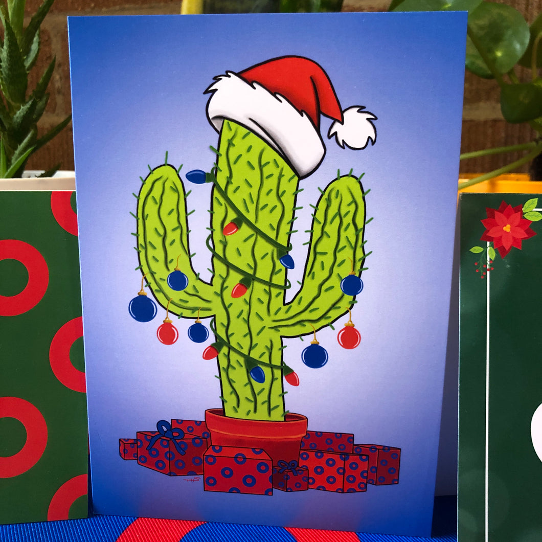 Phish Holiday Cactus Greeting Card