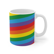 Load image into Gallery viewer, Rainbow Pride Flag Coffee Mug
