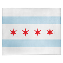 Load image into Gallery viewer, Chicago Flag Area Rugs 6 Sizes
