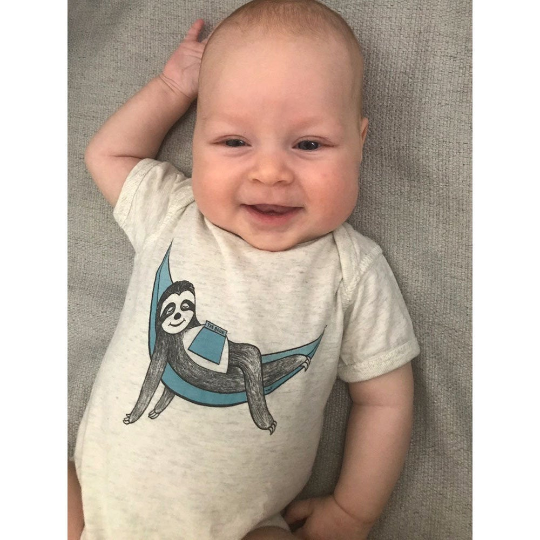Sloth Baby One Piece