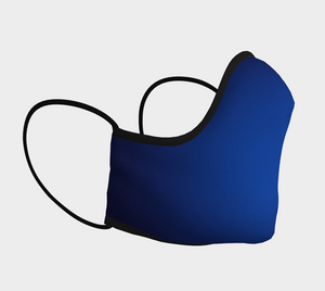 Single Donut Blue Face Mask with Nose Wire