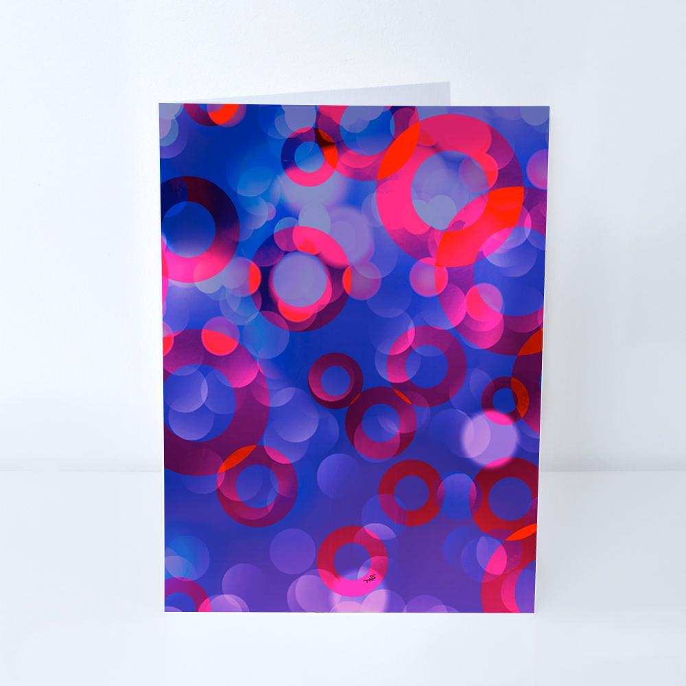Donut Bokeh Greeting Card
