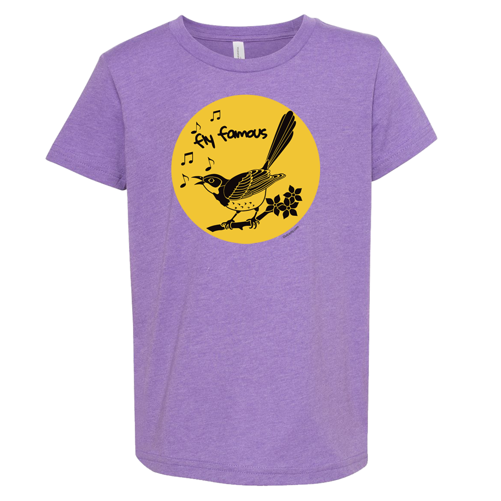 Fly Famous Mockingbird Youth Tee Shirt