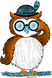 Buffalo Bill Looking for Owls Sticker