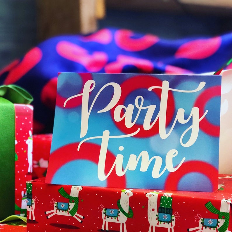 Party Time Greeting Card
