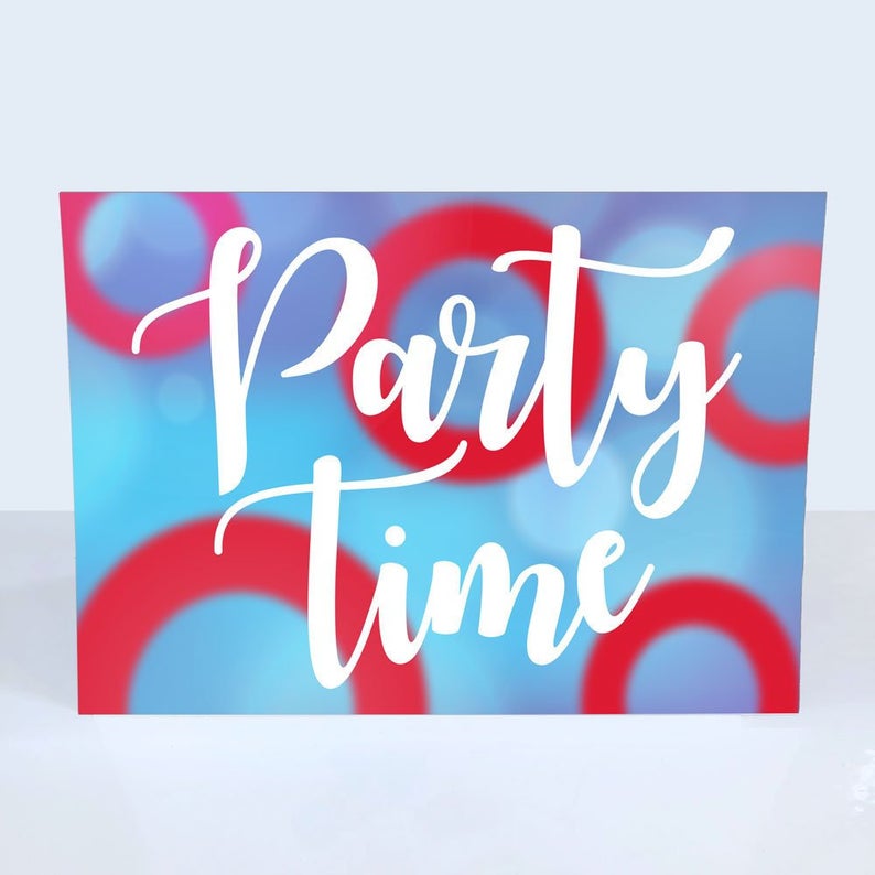 Party Time Greeting Card