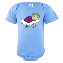 Load image into Gallery viewer, Turtle in The Clouds Baby Onesie
