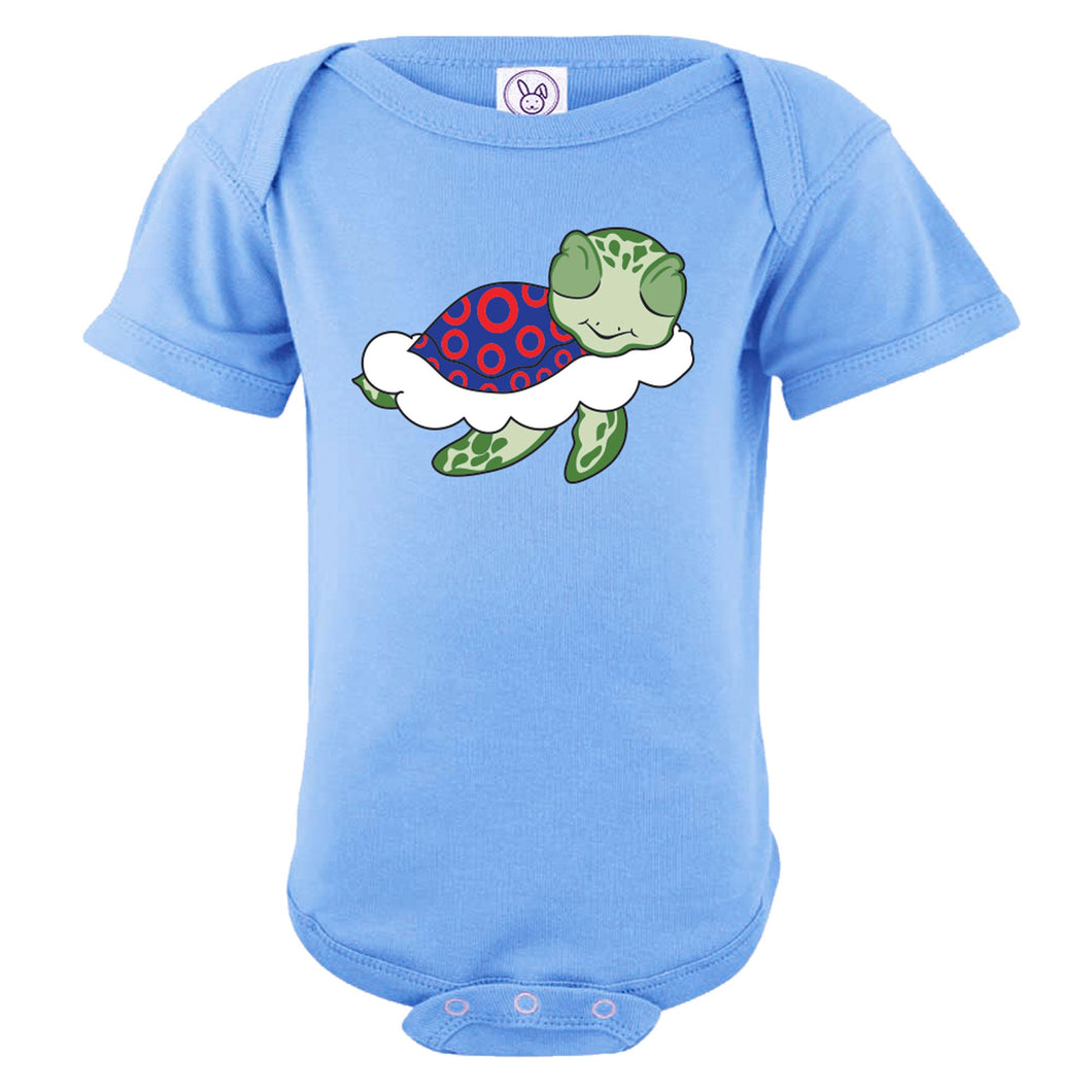 Turtle in The Clouds Baby One Piece