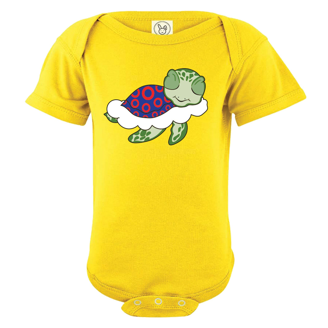 Turtle in The Clouds Baby Onesie