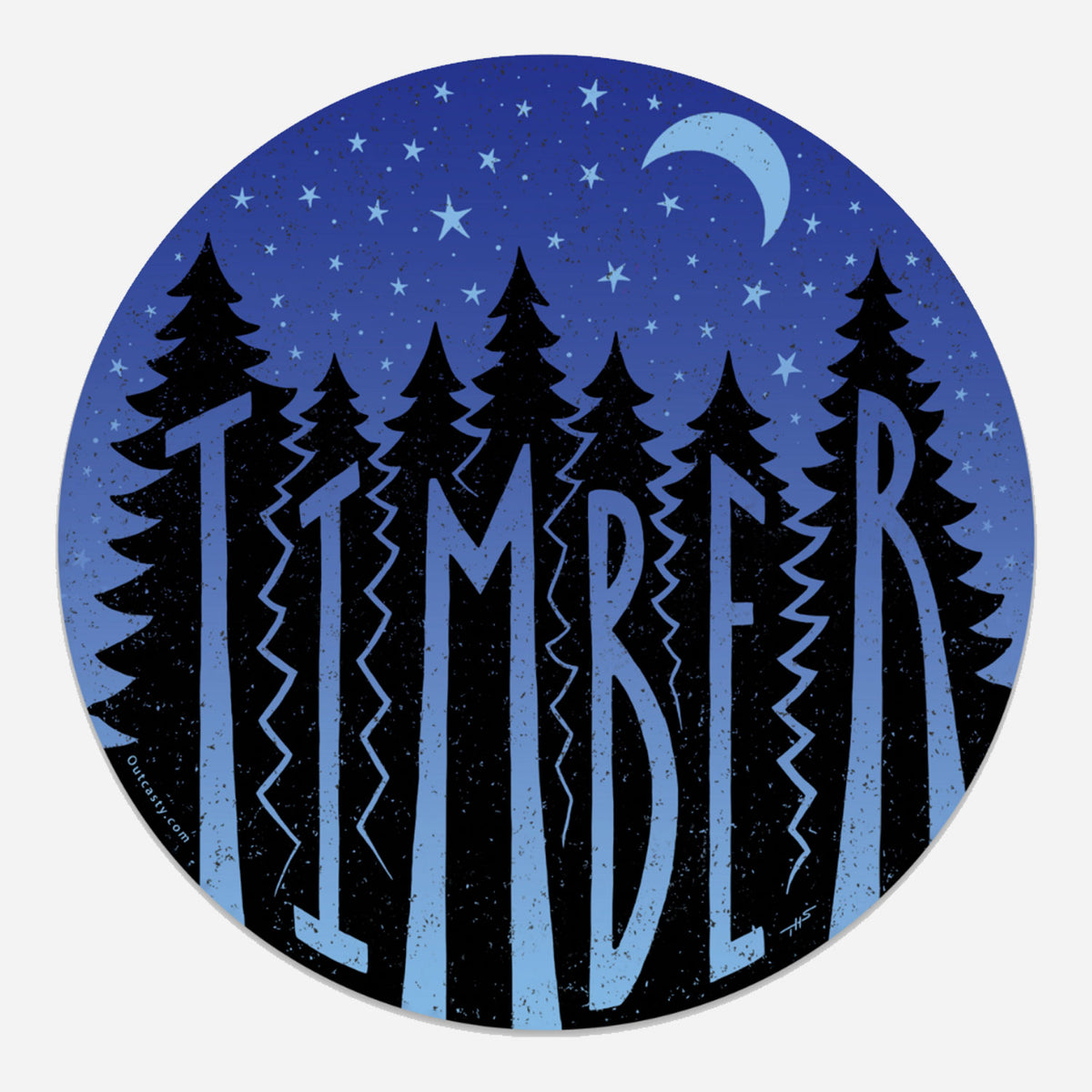 Timber Sticker