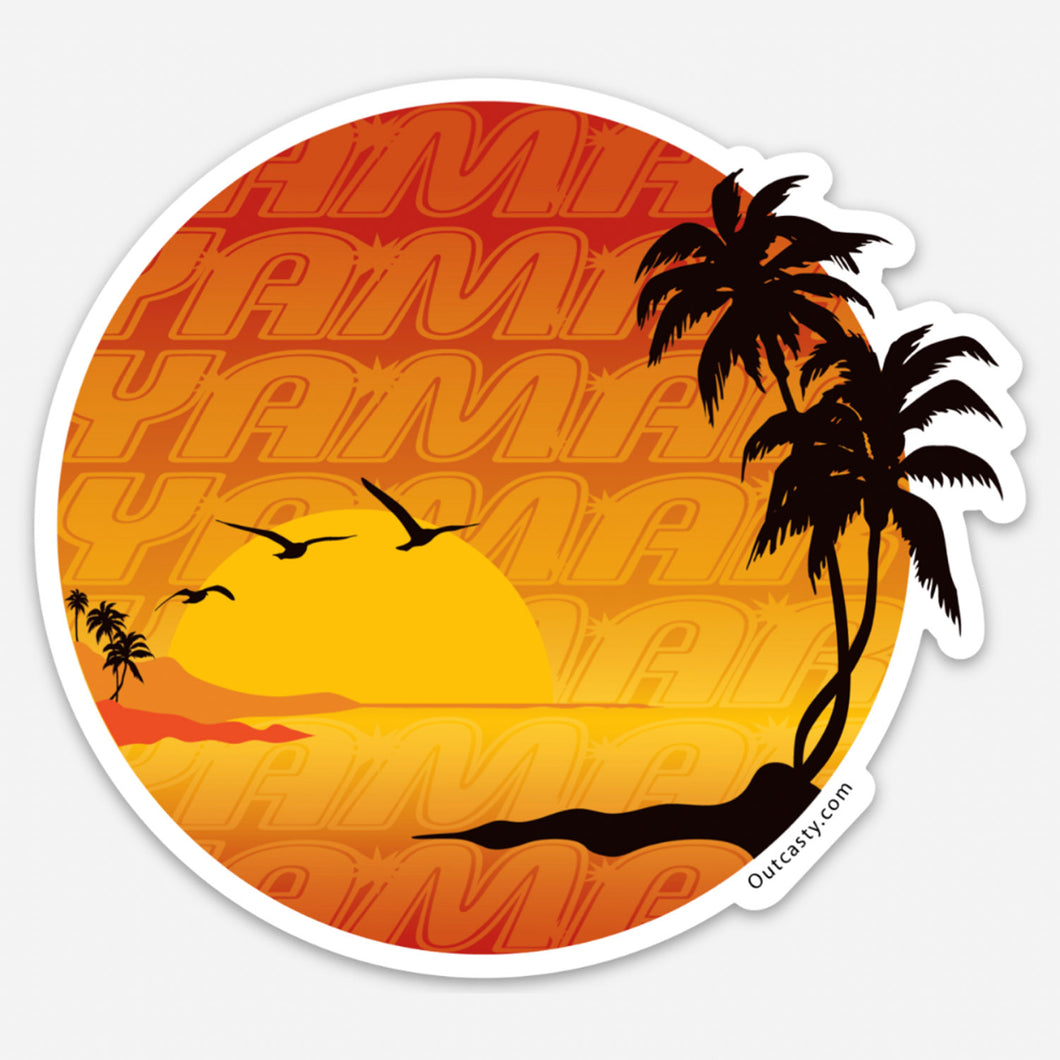 Yamar Sunset Phish Sticker