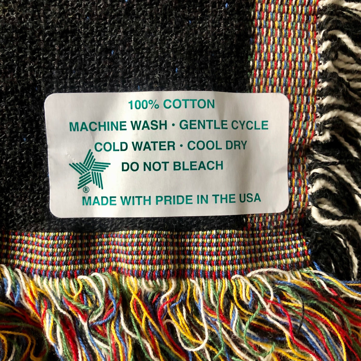 Sloth Woven Cotton Blanket