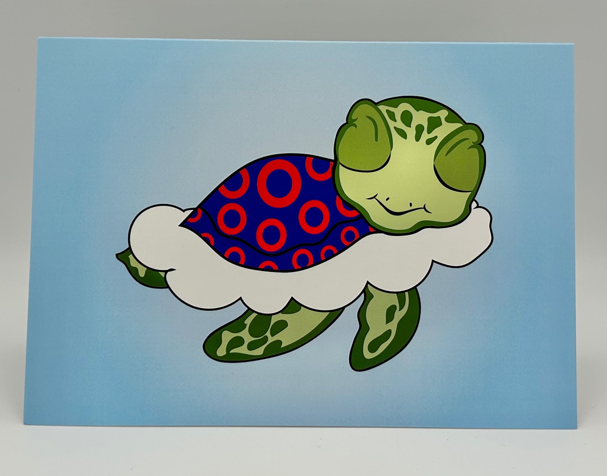 Turtle in the Clouds Greeting Card