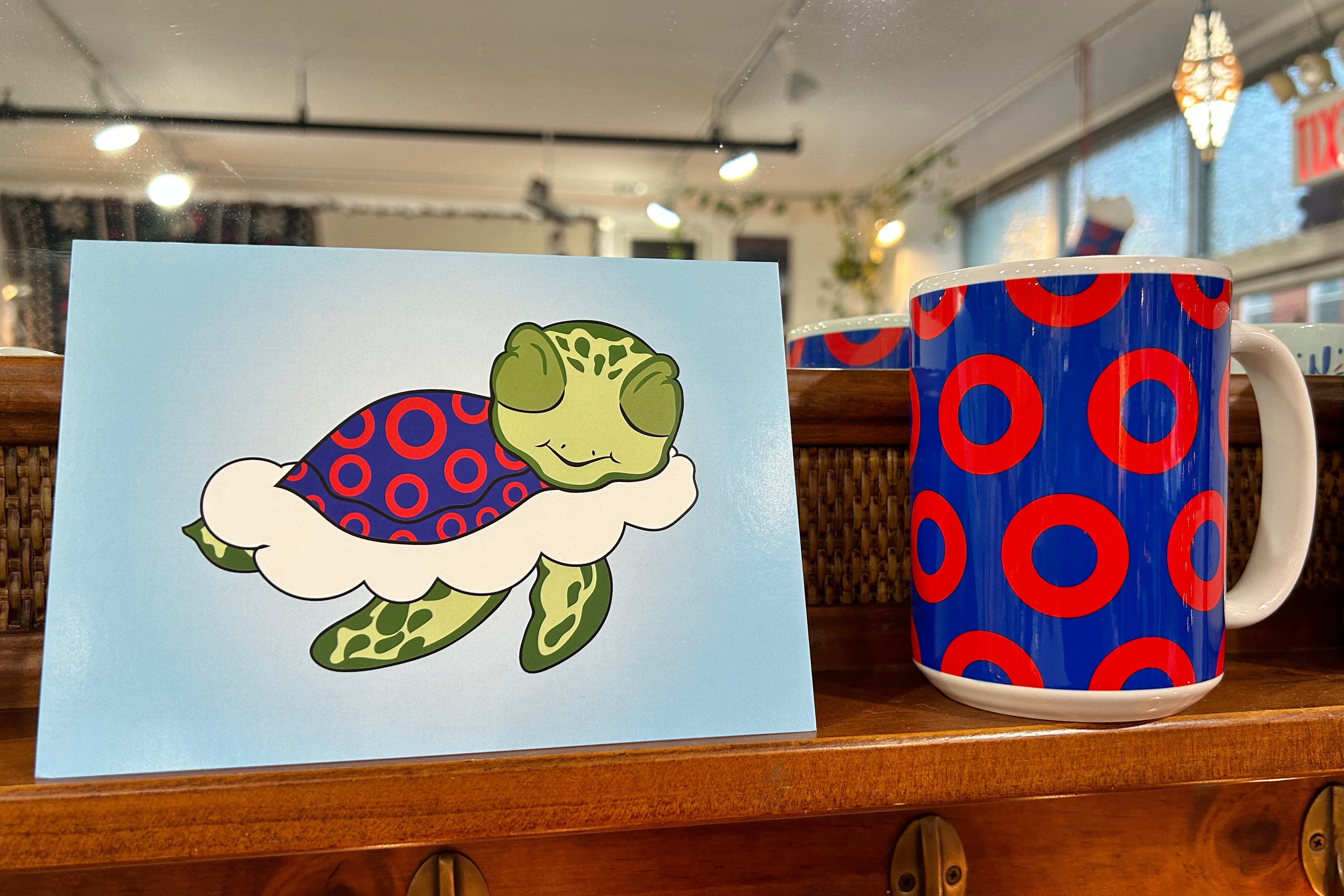 Turtle in the Clouds Greeting Card