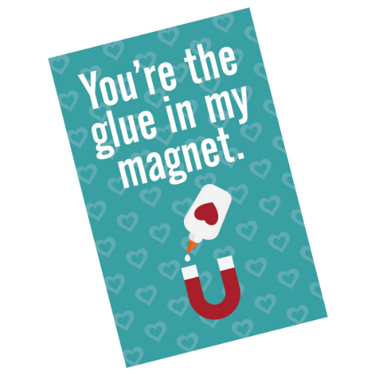 Glue in your Magnet Sticker